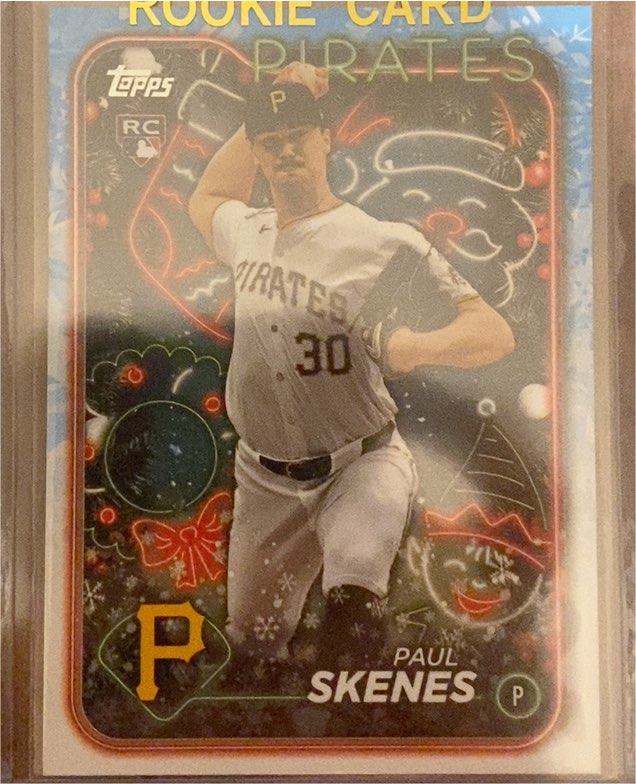 2024 Topps Holiday #H165 Paul Skenes — front