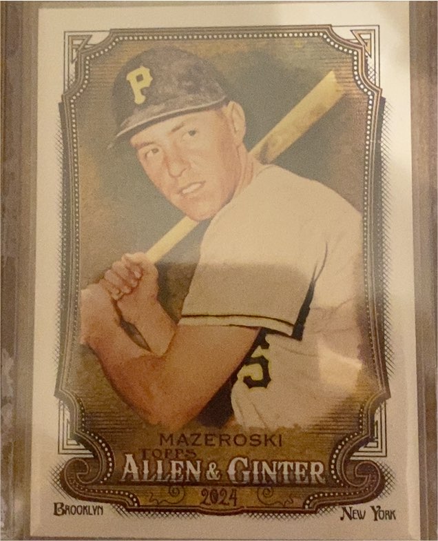 2024 Topps Allen & Ginter #176 Bill Mazeroski — front