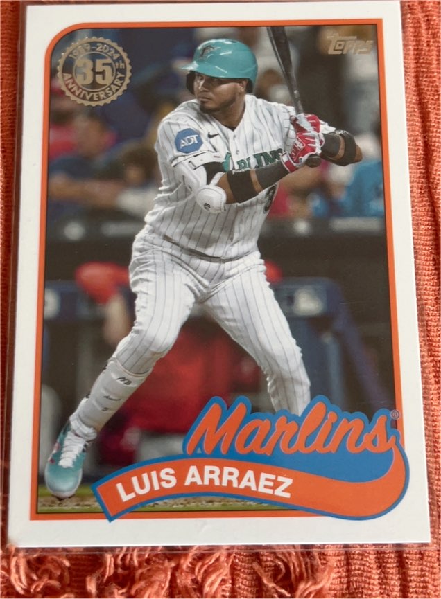 2024 Topps 1989 Topps Baseball 35th Anniversary #89B-20 Luis Arraez — front