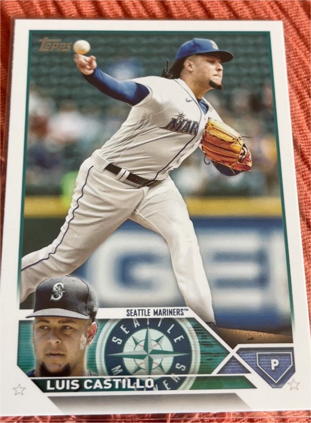 2023 Topps #468 Luis Castillo — front