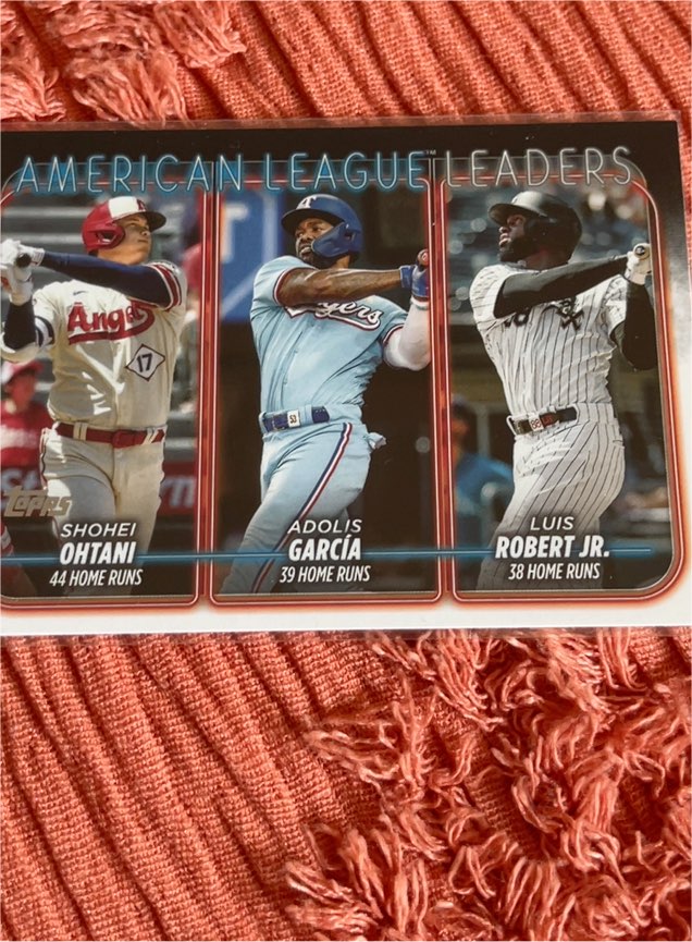 2024 Topps #179 Shohei Ohtani / Adolis García / Luis Robert Jr. — front