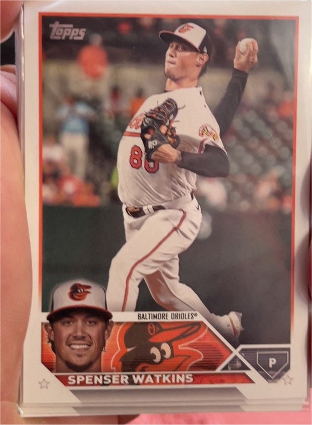 2023 Topps Series 2 #393 Spenser Watkins — front