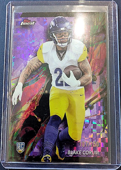 2024 Topps Finest #77 Blake Corum — front