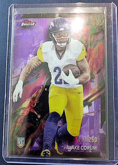 2024 Topps Finest #77 Blake Corum — front