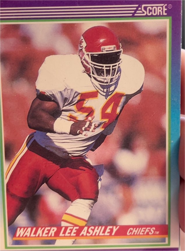 1990 Score #511 Walker Lee Ashley — front