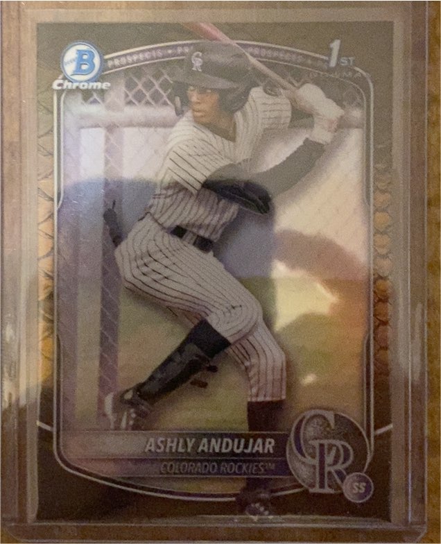 2025 Bowman Chrome #BCP-20 Ashly Andujar — front
