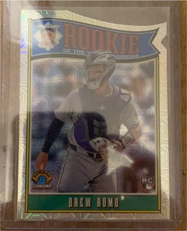 2025 Bowman Chrome #ROY-9 Drew Romo — front