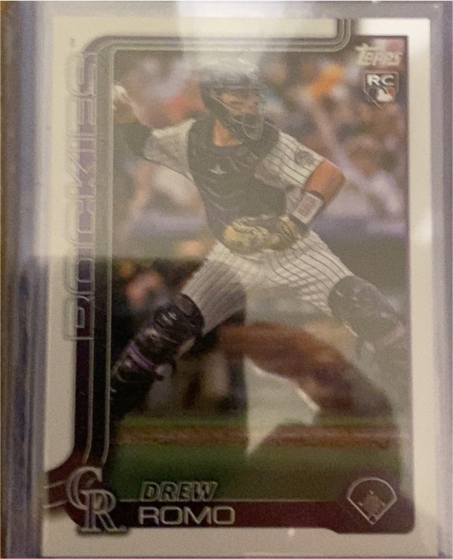 2025 Topps #296 Drew Romo — front