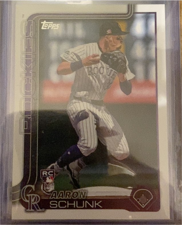 2025 Topps Series 1 #196 Aaron Schunk — front