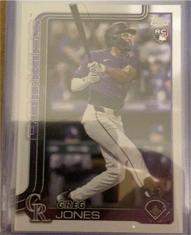 2025 Topps Series 1 #36 Greg Jones — front