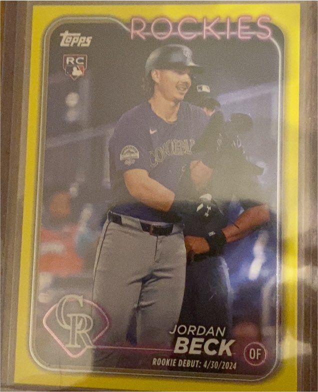2024 Topps Update #US198 Jordan Beck — front