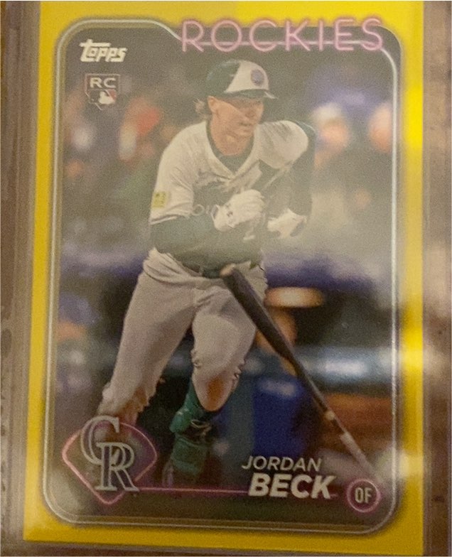 2024 Topps Update #US269 Jordan Beck — front