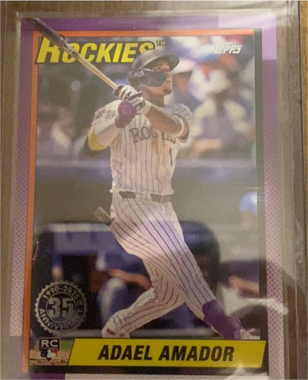 2025 Topps Series 1 1990 Topps #T90-83 Adael Amador — front