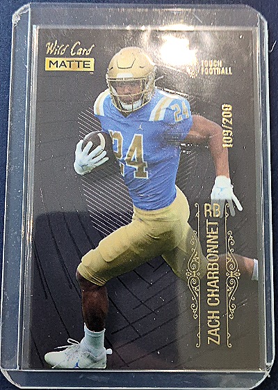 2022 Wild Card Matte #MB-116 Zach Charbonnet — front