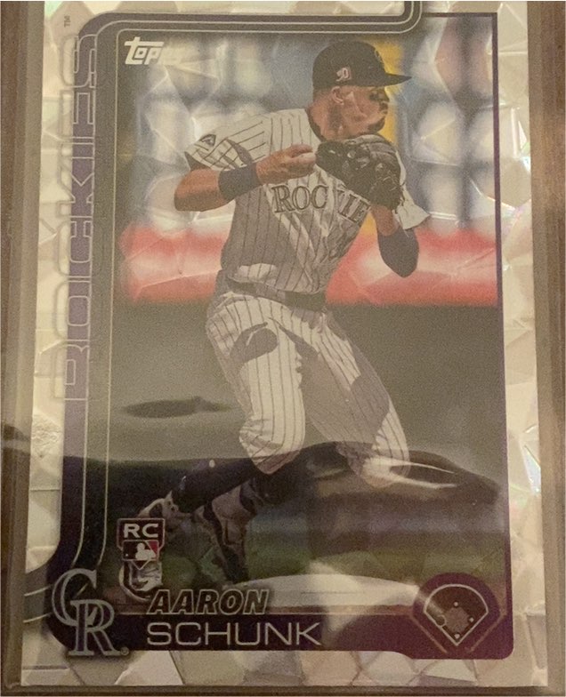 2025 Topps Series 1 #196 Aaron Schunk — front