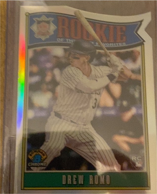 2025 Bowman Chrome #ROY-9 Drew Romo Rookie of the Year Favorites — front