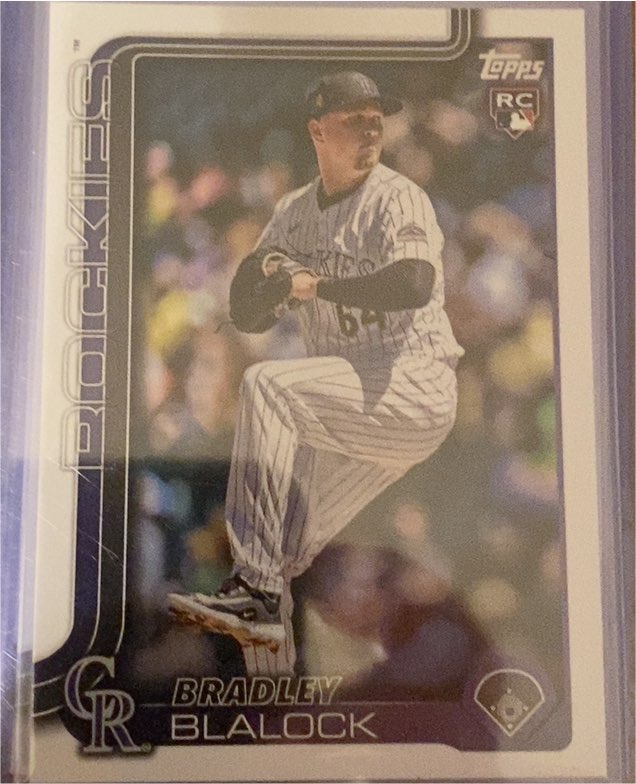 2025 Topps #161 Bradley Blalock — front