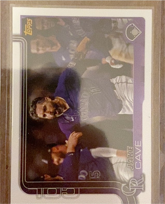 2025 Topps Series 1 #101 Jake Cave — front