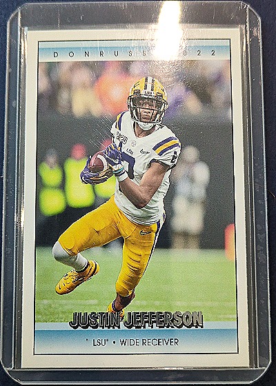 2022 Panini Chronicles Donruss Draft Picks #11 Justin Jefferson — front