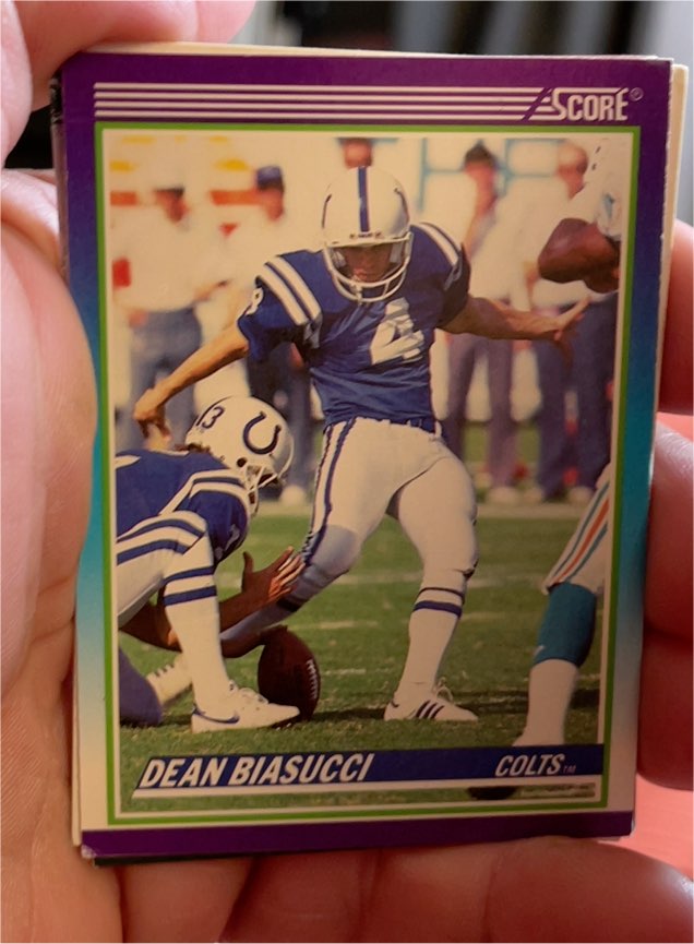1990 Score #470 Dean Biasucci — front
