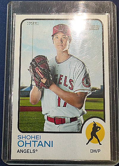2022 Topps Heritage #150 Shohei Ohtani — front