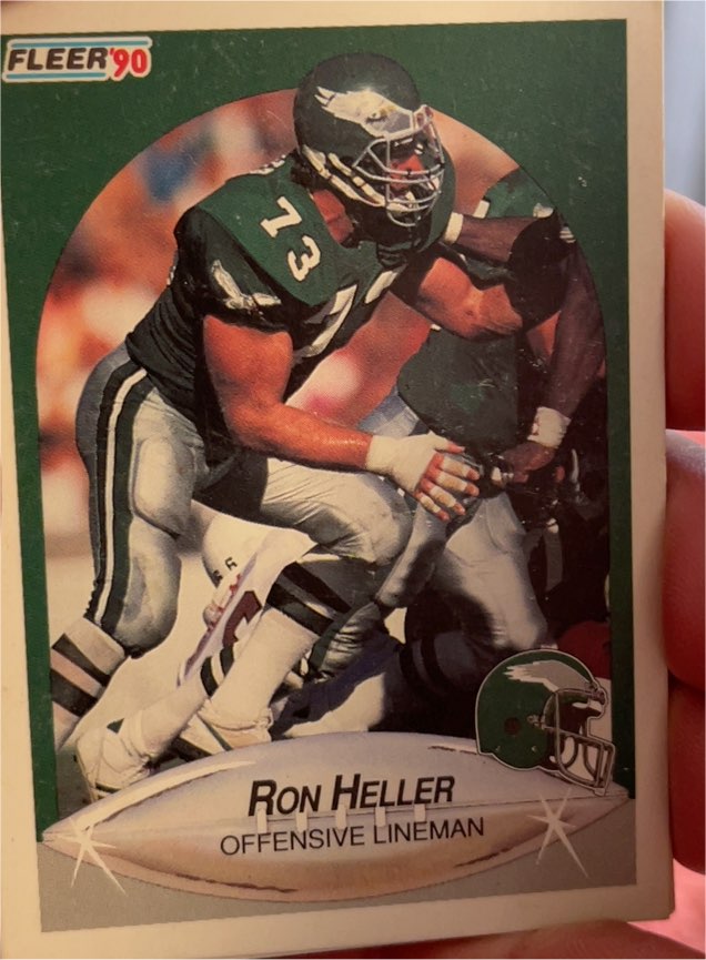 1990 Fleer #84 Ron Heller — front