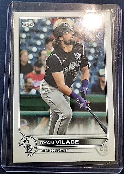 2022 Topps #586 Ryan Vilade — front