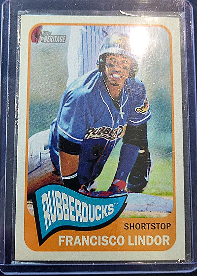 2014 Topps Heritage Minors #40 Francisco Lindor — front