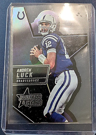 2015 Panini Rookies & Stars #RSS4 Andrew Luck Die-Cut — front
