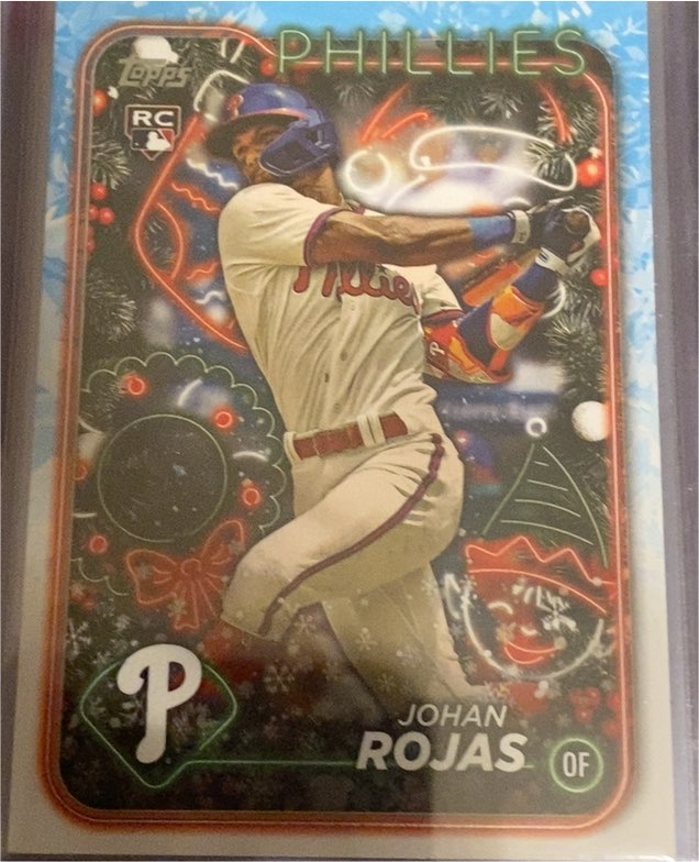 2024 Topps Holiday #H180 Johan Rojas — front