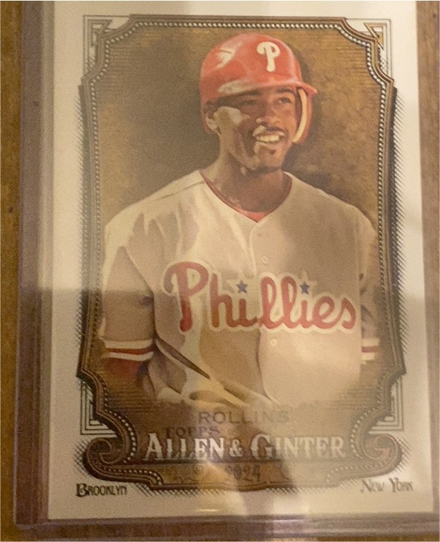 2024 Topps Allen & Ginter #103 Jimmy Rollins — front