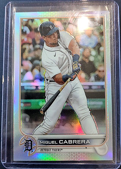 2022 Topps Chrome #96 Miguel Cabrera — front