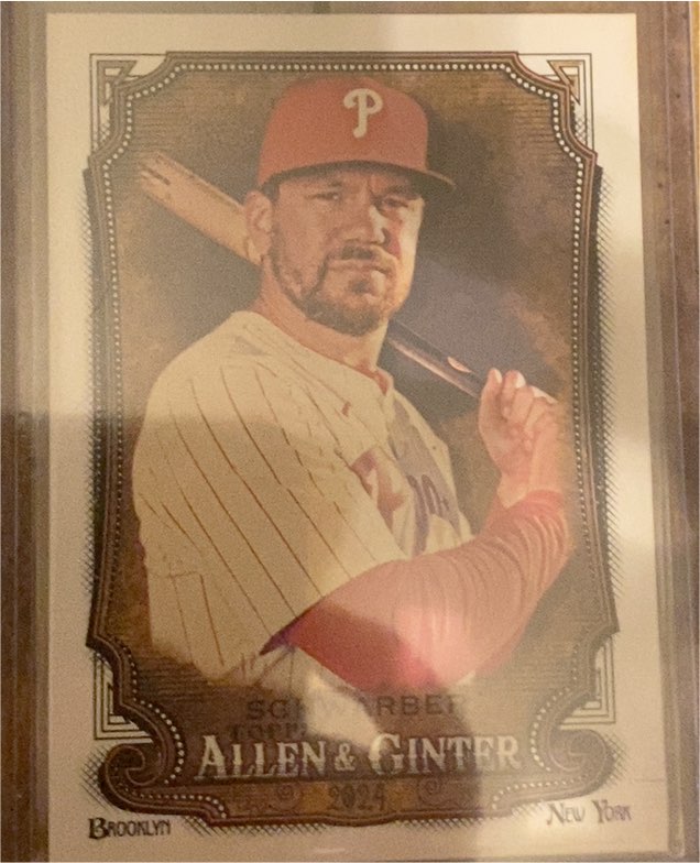 2024 Topps Allen & Ginter #306 Kyle Schwarber — front