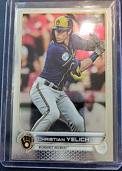 2022 Topps Chrome #210 Christian Yelich — front
