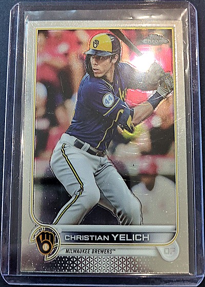 2022 Topps Chrome #210 Christian Yelich — front