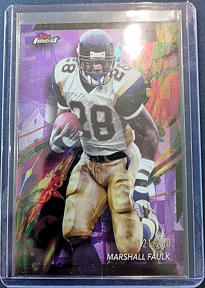2024 Topps Finest #43 Marshall Faulk — front