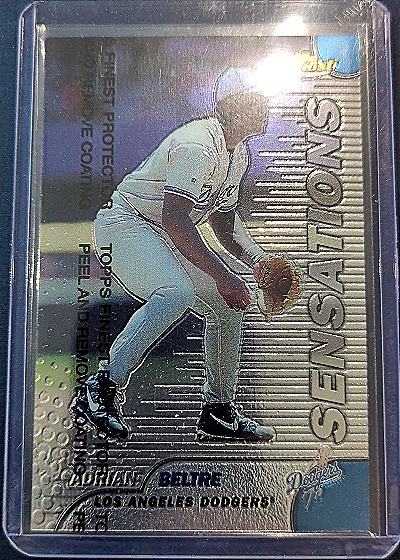 1999 Topps Finest #126 Adrian Beltre Sensations — front