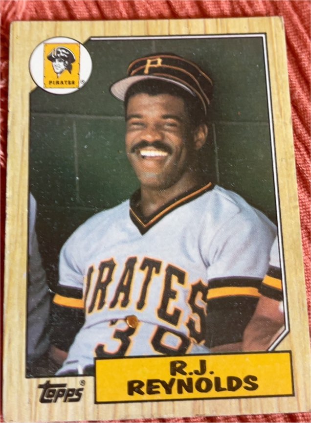 1987 Topps #109 R.J. Reynolds — front
