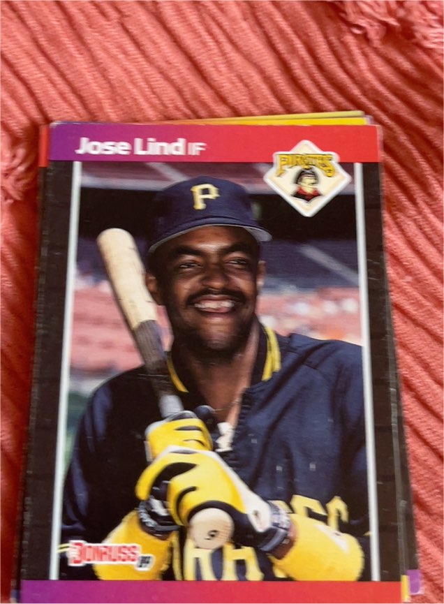 1989 Donruss #290 Jose Lind — front