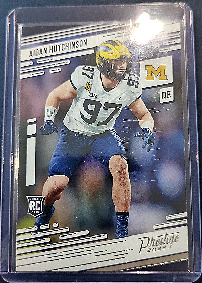 2022 Panini Prestige #1 Aidan Hutchinson — front