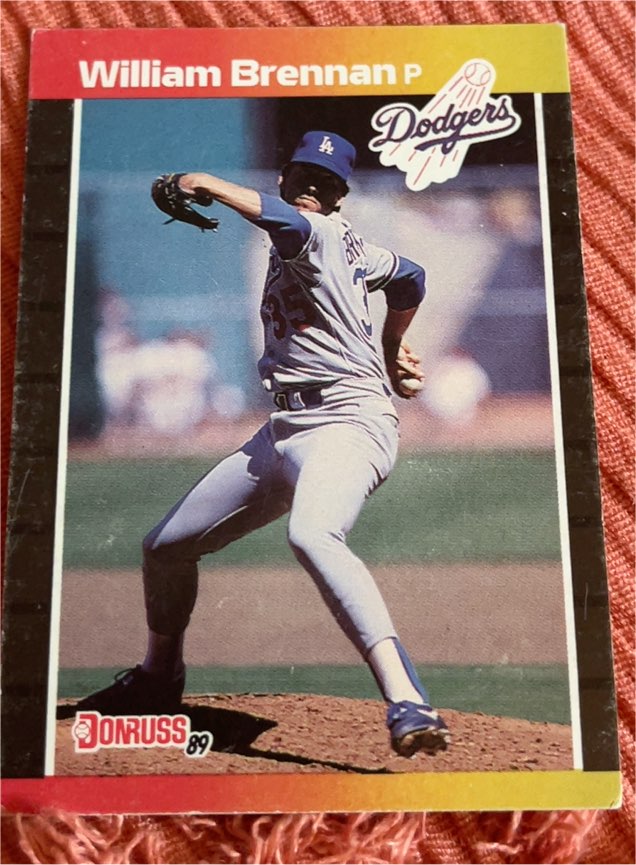 1989 Donruss #589 William Brennan — front