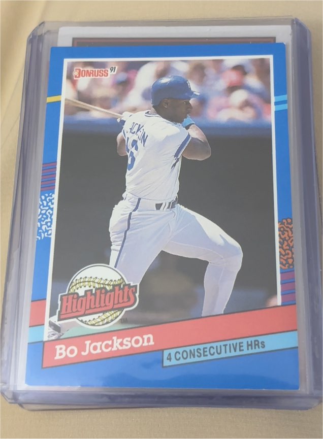 1991 Donruss #BC-10 Bo Jackson Highlights — front