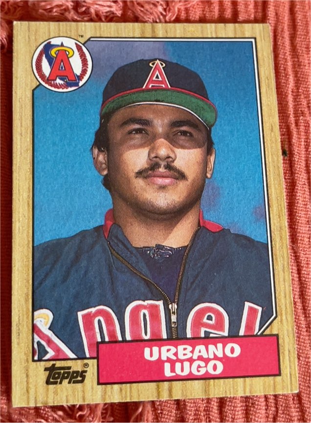 1987 Topps #92b Urbano Lugo — front