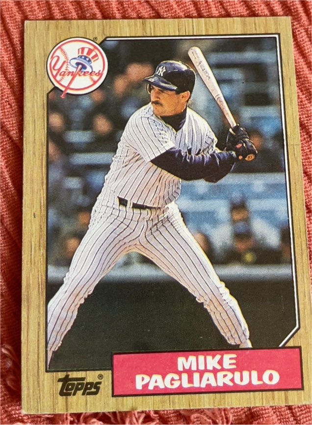 1987 Topps #195 Mike Pagliarulo — front