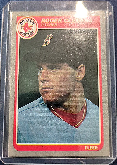 1985 Fleer #155 Roger Clemens — front