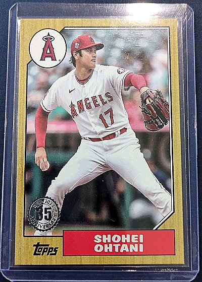 2022 Topps 35th Anniversary #87TB-50 Shohei Ohtani — front
