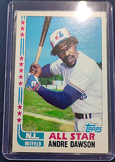 1982 Topps #341 Andre Dawson — front
