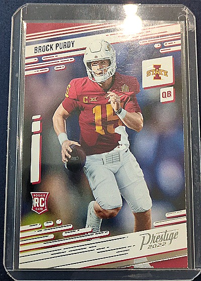 2022 Panini Prestige #25 Brock Purdy — front