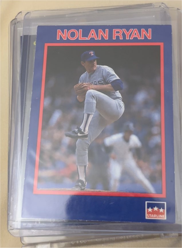 1990 Starline #13 Nolan Ryan — front