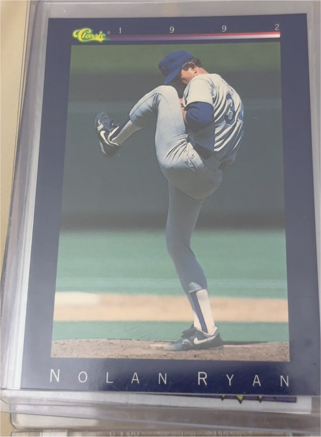 1992 Classic #183 Nolan Ryan — front